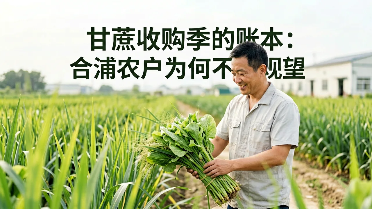 甘蔗收购季的账本:合浦农户为何不再观望