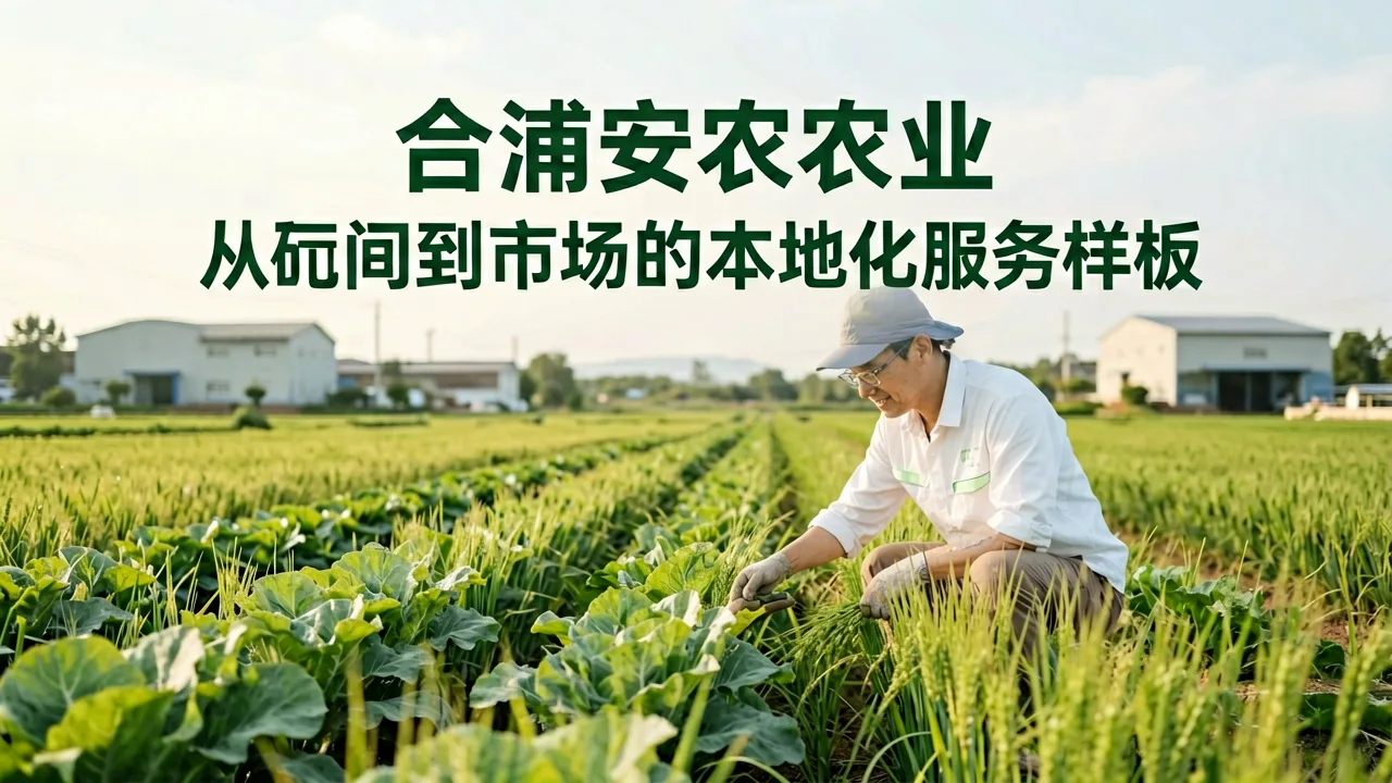 合浦安农农业:从田间到市场的本地化服务样板